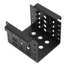Black 4 Bay 2.5 Inch HDD SSD Mounting Bracket Aluminium Drive Tray Adapter