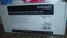 StarTech Gigabit Ethernet fiber media converter - 850nn MM LC - 550m MCM1110MMLC