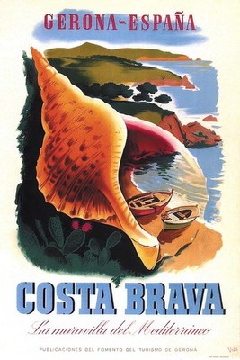 49785090213_VIZA Josep-Costa Brava-España-1953-artofuniverse0 A1-A4 Poster Art P