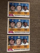 1981 Topps Future Stars Rick Anderson, Rod Craig, Greg Biercevicz #282 (x3)
