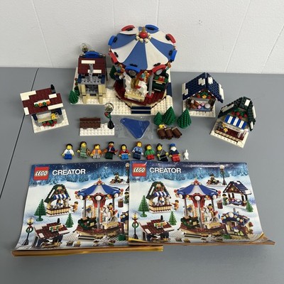 LEGO Creator Expert Winter Village Market Appears Complete W MINIFIGS *READ*