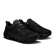 (MEN) On Cloudrock Low WP Black Black Missiongrip Size US 7-12