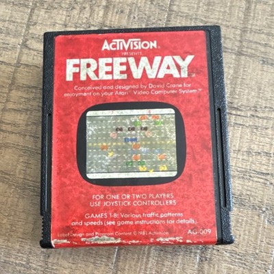 Freeway Action Atari 2600 Activision 1981 Game Cartridge Joystick Controllers