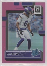 2022 Panini Donruss Optic Rated Rookie Pink Prizm Lewis Cine #258 jg3