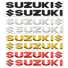 Suzuki Motorcycle  Soft Rubber 3D Body Decorative Stickers Logo Decal universal