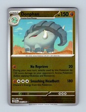 Donphan 045/086 Common Chaos Rising Pokemon Reverse Holo Near Mint