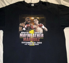 Rare 2009 FLOYD MAYWEATHER Juan Marquez T Shirt RARE Boxing FIGHT Men's XXL 00's