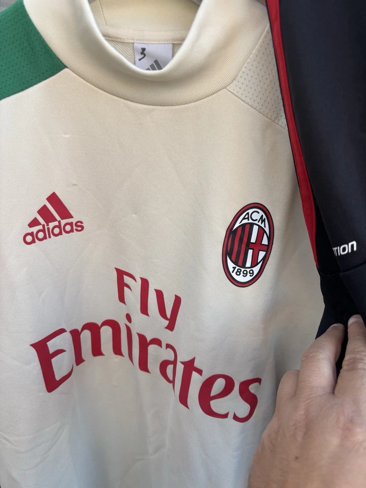 Tuta Calcio Completo Originale Ac Milan Taglia L - Immagine 2 di 4