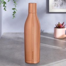Livinwise 800 ml Gemini Copper Bottle, 100% Pure Copper, BPA Free & Leakproof