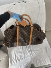 Louis Vuitton Malletier-Keepall Duffle 45 Brown Canvas Monogram-Vintage 1988