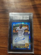 KONNOR GRIFFIN 2025 BOWMAN CHROME PROSPECT AUTO REFRACTOR  21/150 SGC 10 10