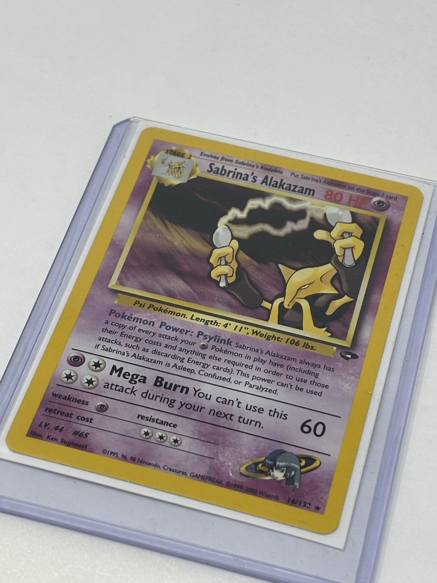 Sabrina's Alakazam 16/132 Gym Challenge Holo | eBay