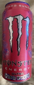 NEW FLAVOR MONSTER ENERGY ULTRA PUNK PUNCH FLAVOR DRINK 1 FULL 16 FL OZ 473mL