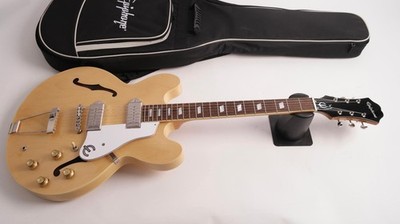 Epiphone Casino Natural w/ Epi  Rep.- Reparierter Artikel