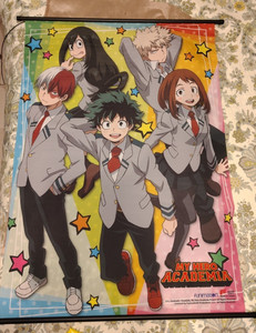 my hero academia scroll 33 x 43