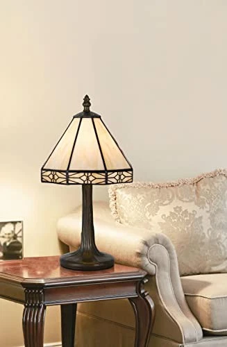 40W Tiffany Ac LP WbyZinc Cast Base - Image 2 of 2