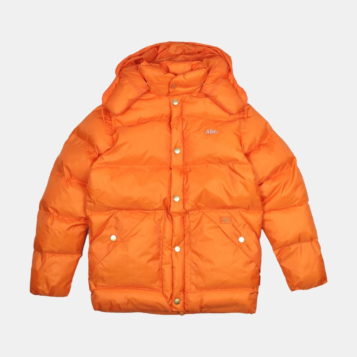 Abc. Puffer Jacket / Size M / Mens / Orange / Polyester