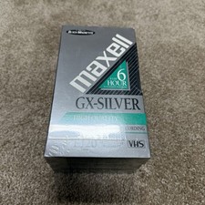 Maxell 214016 120 Minute Gx Silver Video Tape