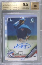 2019 Bowman Chrome Prospects Miguel Hiraldo #CPA-MH BGS 9.5 GEM MINT Auto m7b