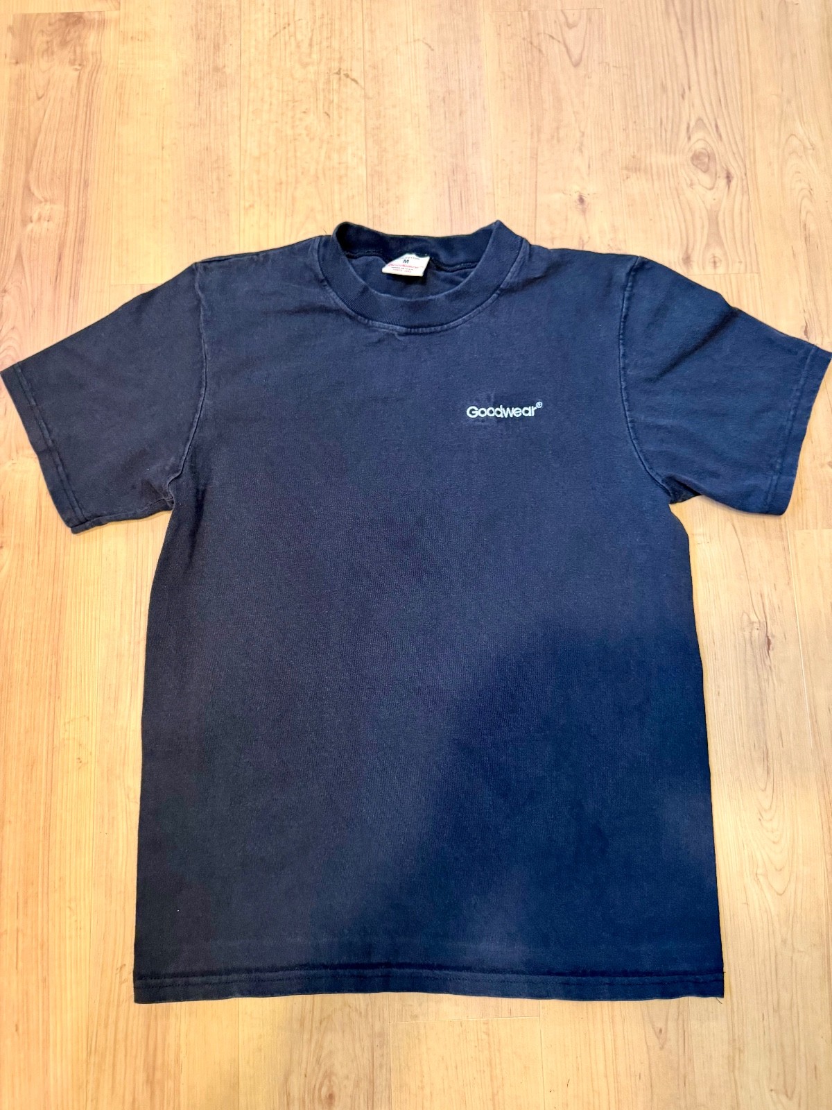 Men's Goodwear Heavyweight T-shirt, size medium, black, 100% cotton, made in USA