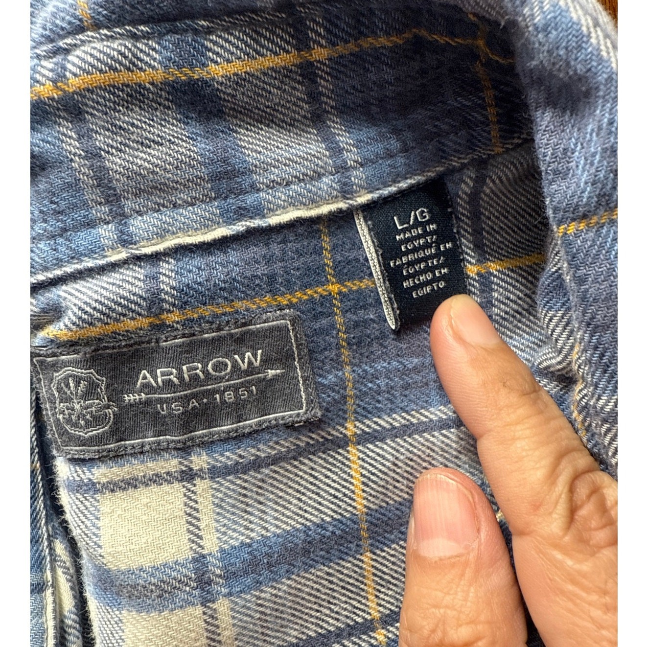 Arrow Flannel Button Down Shirt - image 7