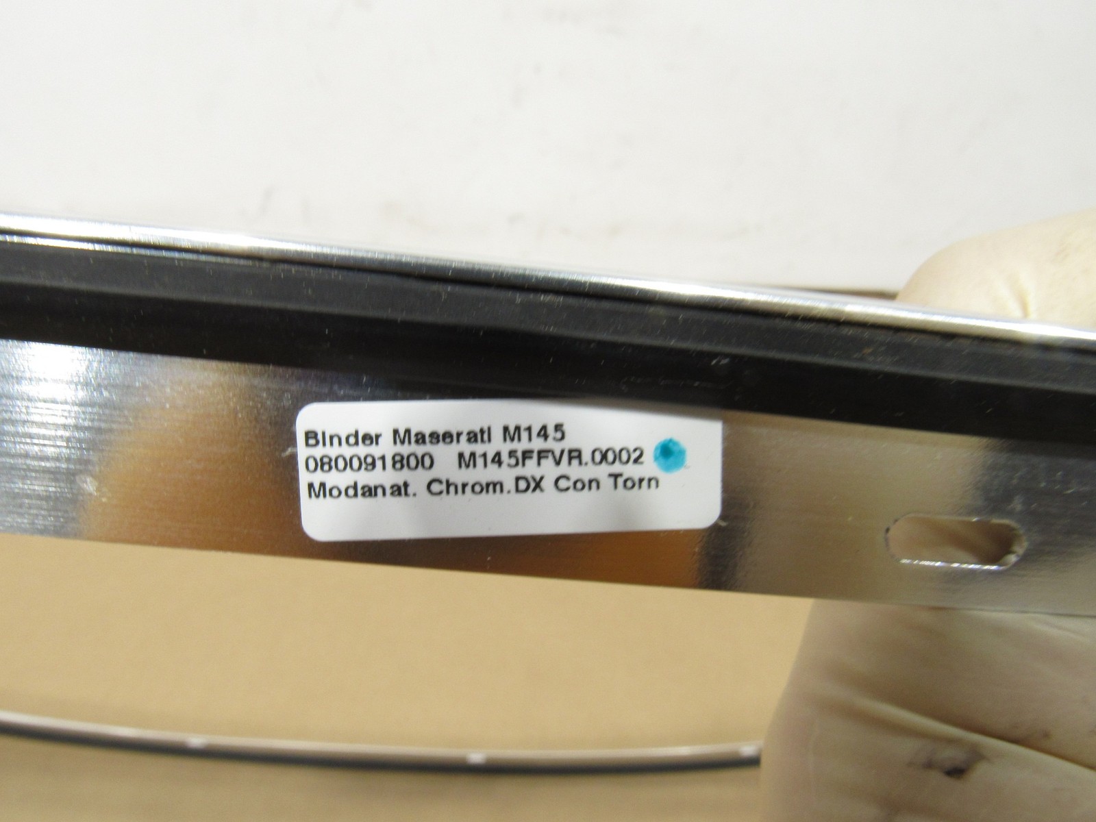 08-12 Maserati Granturismo S 2010 Right Left Door Window Molding Cover Trim ^:Y