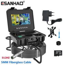 20M 10.1" Monitor Sewer Camera Pipe Inspection Camera with 512hz Locator DVR 16G