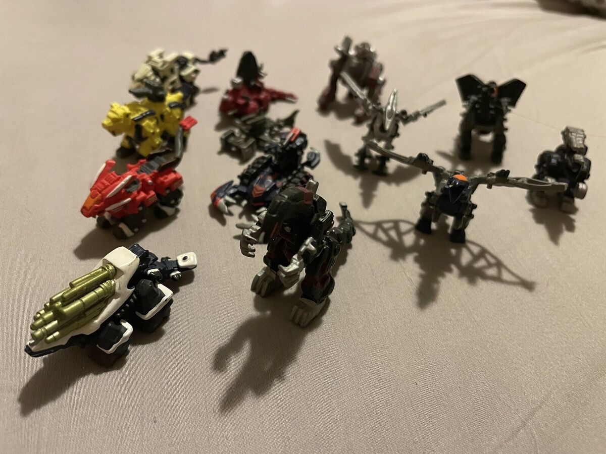 Lot 13 Zoids Battle Champions Mini Figures Tomy Hasbro Liger Lot 13 Zoids Battle Champions Mini Figures Tomy Hasbro Liger