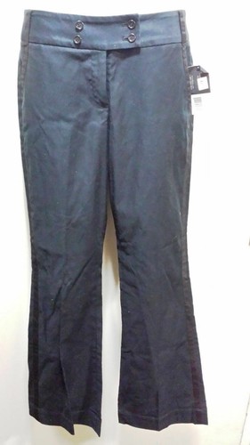Pantalones Kenneth Cole Negros Esmoquin Detail Negro Contraste Calce Regular ~ 4 M3020 - Imagen 6 de 11