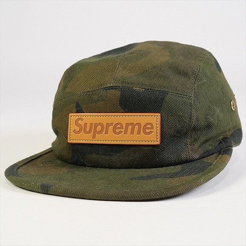 LOUIS VUITTON MP1875 Supreme collaboration 17AW Camp Cap box logo Canvas  khaki