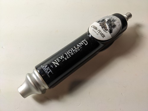 New Holland Brewing CABIN FEVER Brown Ale Beer Tap Handle, 11.5" Tall - 第 3/8 張圖片