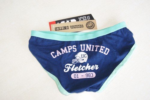 New Camps United Brand Blue & Green Panties Size 6-8 Years - Picture 2 of 2