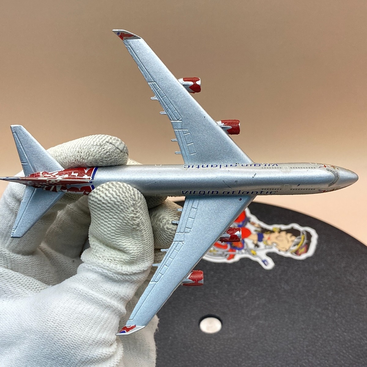 Schabak 1/600 Boeing 747-400 virgin atlantic 921/127 diecast