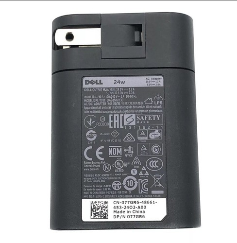 DELL Venue 11 Pro 24W Genuine Original AC Power Adapter Charger **NEW**