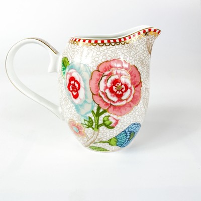 Pip Studio Amsterdam County Cottage Floral Porcelain Pitcher Creamer