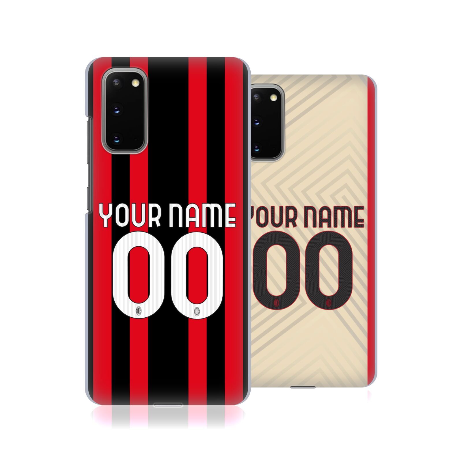 CUSTOM CUSTOMIZED PERSONALIZED AC MILAN 2021/22 KIT CASE FOR SAMSUNG PHONES 1