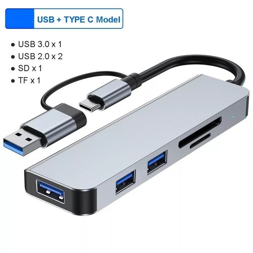 8 in 1 Type C to USB HUB Dock Station High Speed Transmission Splitter Adapters - 第 19/72 張圖片