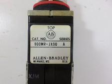 1 Used Allen Bradley 800MR-JX9U  selector switch  ser A 