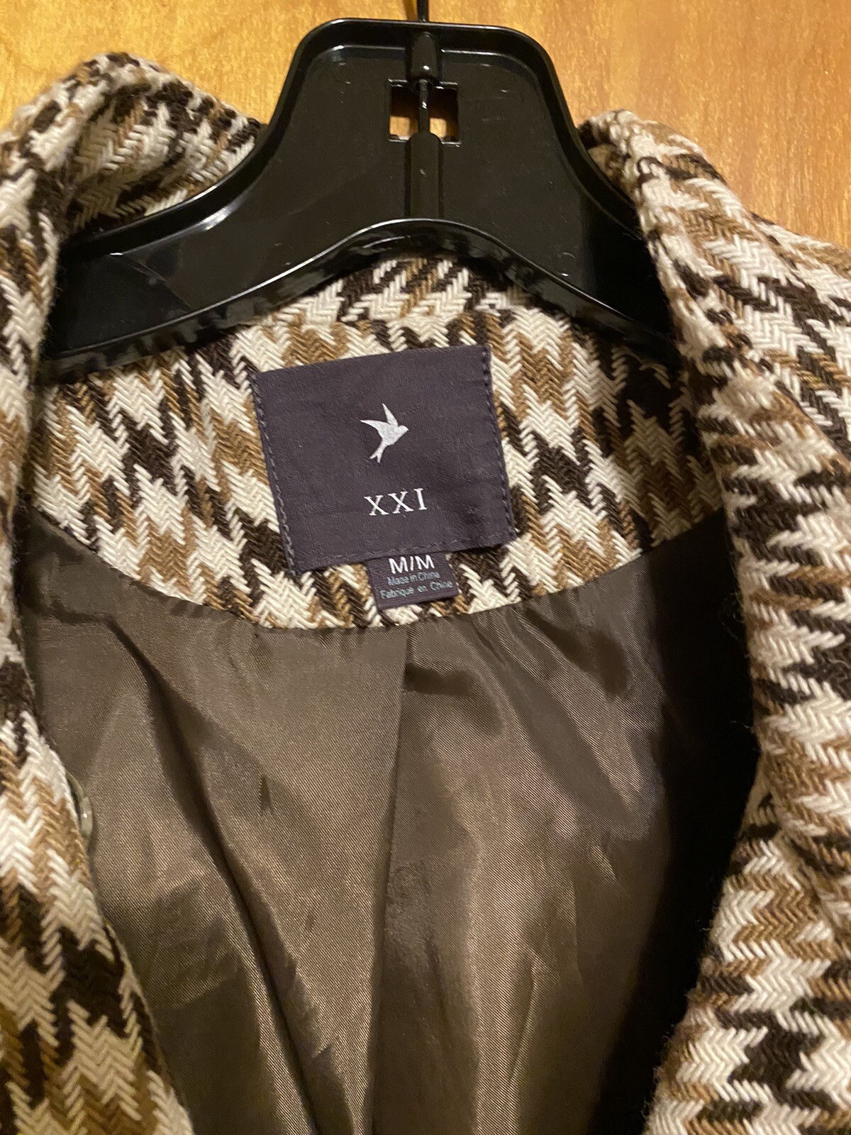 XXI Houndstooth Jacket Medium - image 3