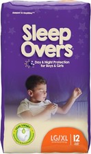 Lot 3 Pack Sleep Overs Day  Night Protection Youth Underwear LG/XL 36 total 