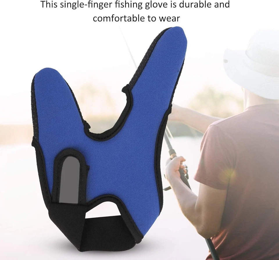 Lote de 200 X Guantes de Pesca Surf Casting Dedo Puesto Protector Antideslizante Agua Salada Foto 2 de 4