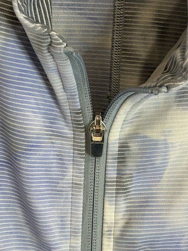 Athleta Salutation Fitted Jacket Full Zip Ribbed … - image 5