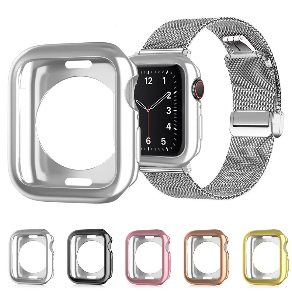 Apple Watch TPU iWatch Protector Case Cover 9 8 7 6 5 SE Ultra 38 42 44 49 mm