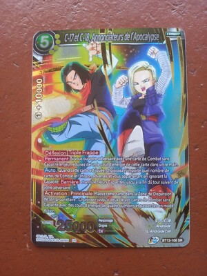 Dragon Ball Super Card Game Karte C-17 Und C-18, Ansager der Apokalypse...