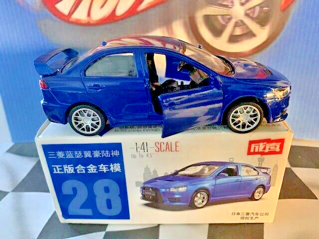 CT10147 China Release 1:41 Alloy Mitsubishi Lancer EVO X Pull Back