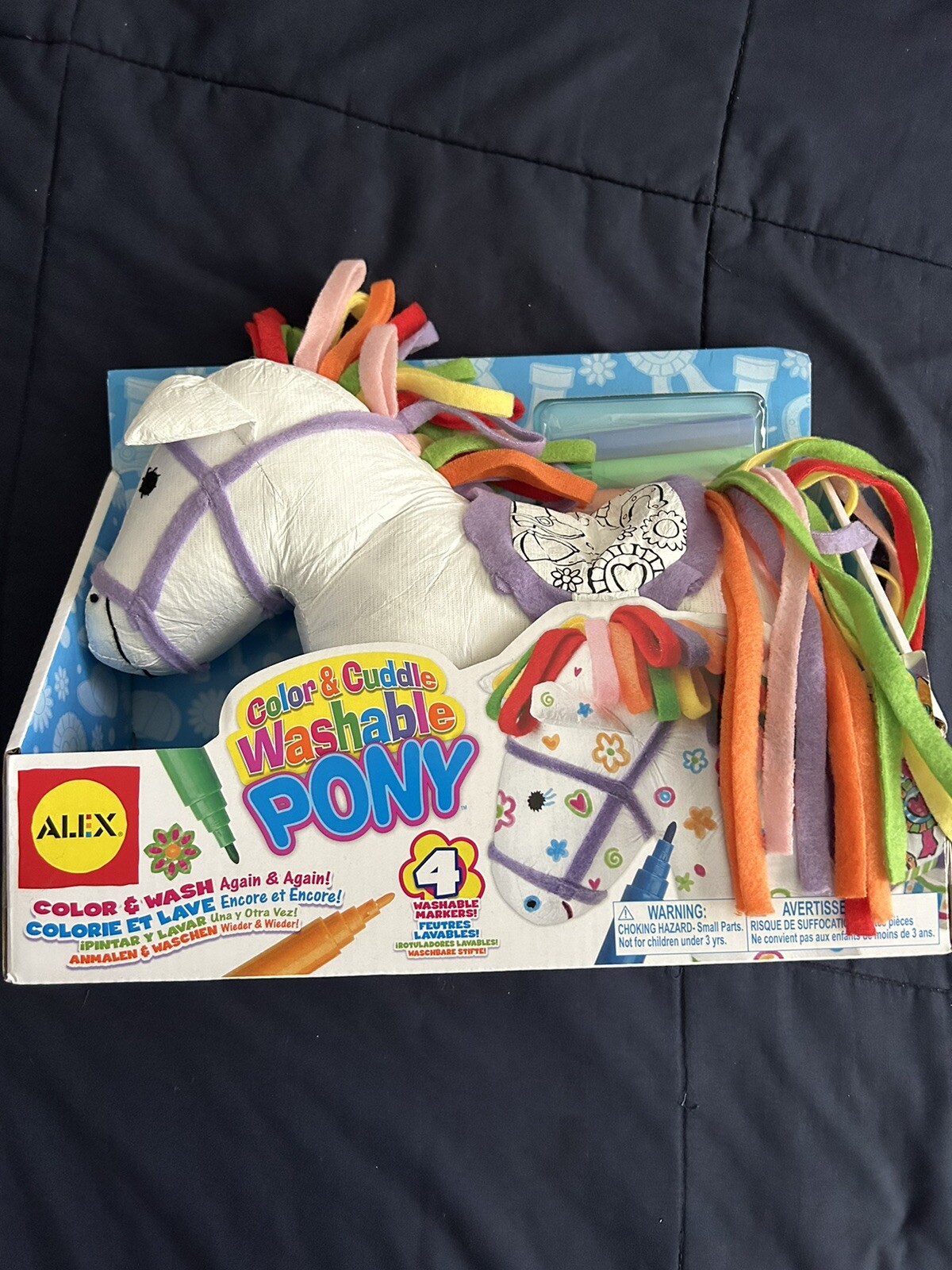 Alex COLOR & CUDDLE WASHABLE PONY New In Original Box