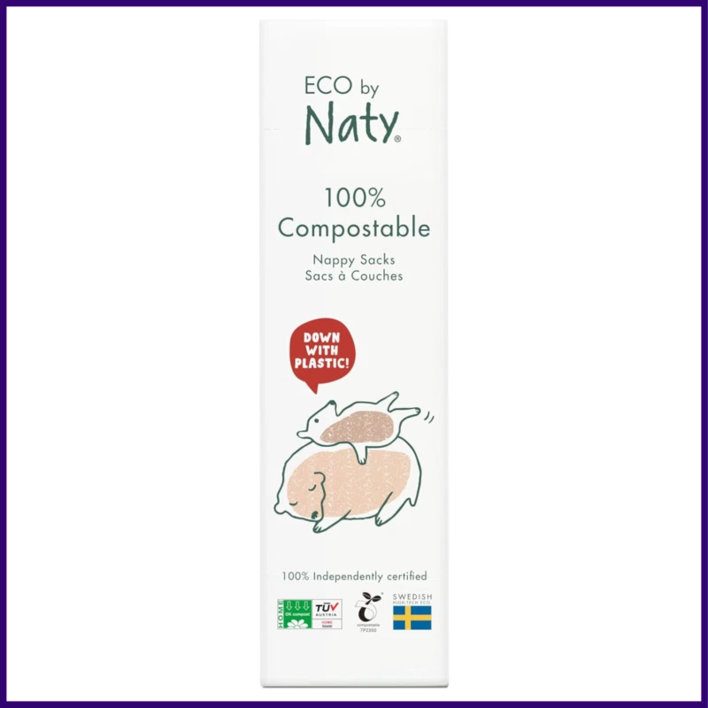 Product Image for Eco by Naty Ecological Disposable Bags Baby Nappy (Pack of 50 pieces)