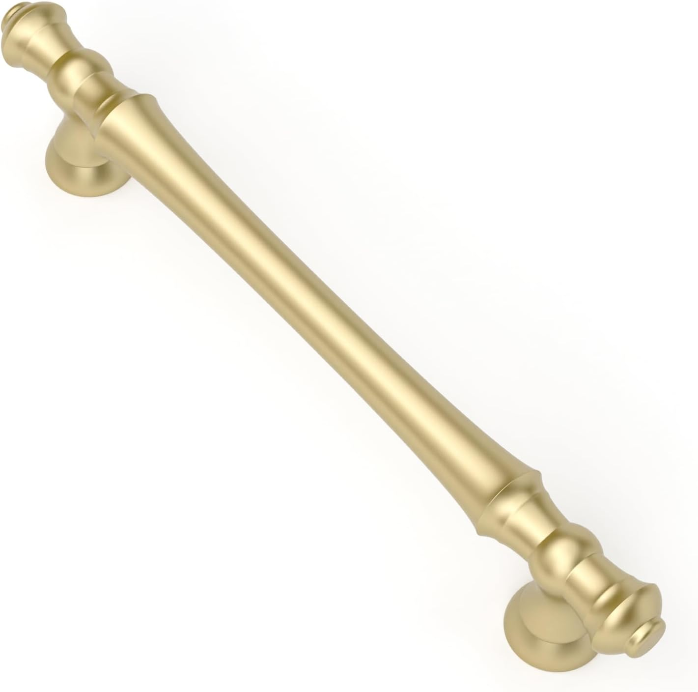 10 Pack 5 Inch(128Mm) Brushed Gold Kitchen Cabinet Handles, Cabinet Pulls Kitche
