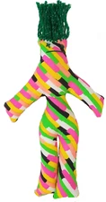 Dammit! Miss Funky Party Gal Frustration Stress Dolls Beat Them Silly! W/ Poem