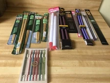 Mixed Lot Of 12 New Knitting Needles (new) Mixed Brands Mixed Sizes